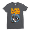 super chicken dinner Ladies Fitted T-Shirt