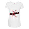 bazinga logo inspired by the big bang theory ideal birthday gift Maternity Scoop Neck T-shirt
