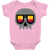 sunset skull Baby Bodysuit