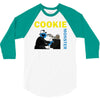 cookie monster 3/4 Sleeve Shirt