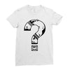 question mark Ladies Fitted T-Shirt