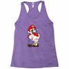 mario licking toad Racerback Tank