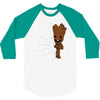 hidden groot [converted] 3/4 Sleeve Shirt