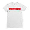 More Love Love More Ladies Fitted T-Shirt