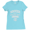 soccer! Ladies Fitted T-Shirt