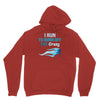 i run to burn off the crazy Hoodie