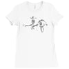 toy fiction pulp story funny Ladies Fitted T-Shirt