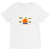 rhyming orange V-Neck Tee