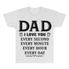 I Love You Dad All Over Men's T-shirt