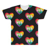 Yes Lgbt Heart All Over Men's T-shirt