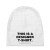 This is a Designer T-Shirt Baby Beanies
