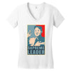 Supreme Leader Un, Kim Jong Un Parody Women's V-Neck T-Shirt