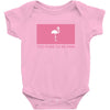 Too Pure To Be Pink Baby Bodysuit