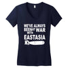 war with east asia Women's V-Neck T-Shirt