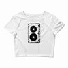oldschool cassette Crop Top