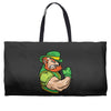 happy saint patrick day Weekender Totes