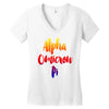 Alpha Omicson Pi Women's V-Neck T-Shirt