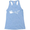 never judge a book by it's movie Racerback Tank