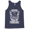 Never Underestimate Dog Rescuer Who Was Born February Tank Top