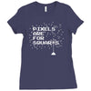 pixels are for squares Ladies Fitted T-Shirt