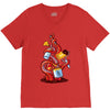 angle gravity V-Neck Tee