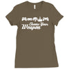 choose your weapon game Ladies Fitted T-Shirt