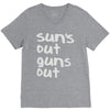 suns out guns out V-Neck Tee
