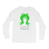 the green frog Long Sleeve Shirts