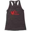 don't stop believin funny christmas Racerback Tank