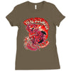 red bird Ladies Fitted T-Shirt