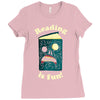 reading is fun Ladies Fitted T-Shirt