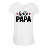 Hello Papa Maternity Scoop Neck T-shirt