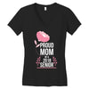 proud mom senior 2018 .. Women's V-Neck T-Shirt