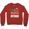 Halloween Kings Are Born In October Crewneck Sweatshirt