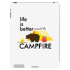 life is better around the campfire iPad 3 and 4 Case