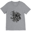 lion zentangle V-Neck Tee
