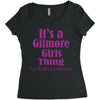it's a gilmore girls thing Women's Triblend Scoop T-shirt