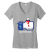 zombook Women's V-Neck T-Shirt