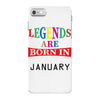 legends are born january iPhone 7 Case