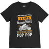 Motorcycles Pop Pop V-Neck Tee