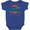 we wish you happy holidays &amp; merry christmas Baby Bodysuit