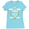 I Am A Virgo Ladies Fitted T-Shirt