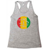 rasta lion head reggae dub step music dance Racerback Tank