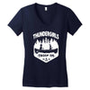 thunder girls Women's V-Neck T-Shirt