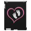 Baby Girl with Heart Any Name Customized iPad 3 and 4 Case