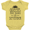 queens are born in september (2) Baby Onesie