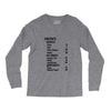 contents list Long Sleeve Shirts