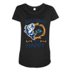 Fishing Maternity Scoop Neck T-shirt