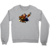 just a viking and his horse Crewneck Sweatshirt