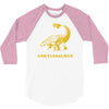 ankylosaurus dinosaur 3/4 Sleeve Shirt